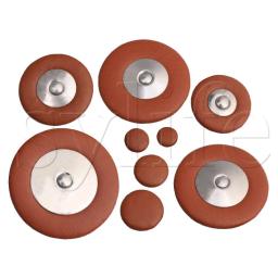 Kit de peças para reparo de saxofone, ferramentas para saxofone alto, conjunto de parafusos, agulhas de mola e 25 peças de almofadas de sax tipo c, diy - Image 4
