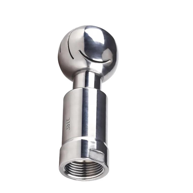 Bsp1/2 "-2" Polegada ss304 inoxidável giratório spray bola sanitária fêmea linha cip tanque cabeça de limpeza cobertura de 360 graus lavagem fittin - Image 1