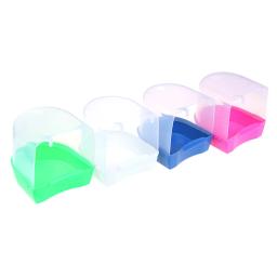 Caixa de banho de água plástica para papagaios Gaiola de pássaro pendurada Banheira para pássaro de estimação Banheira para periquito 1pc - Image 5