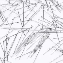 Aço inoxidável Fine Stain Pins Retos, Dressmaker Pins para Costura, Fazer Jóias, Ferramentas de Costura DIY, 900 PCs, 1000PCs, 26mm - Image 3