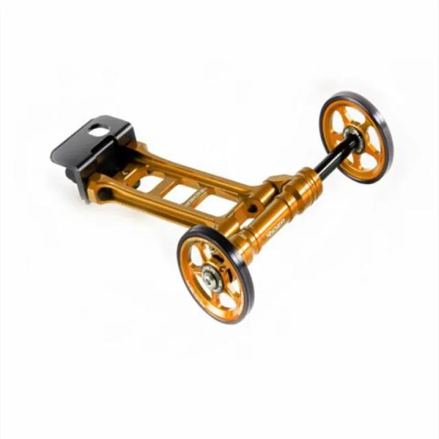 Roda de Empurrar para Bicicleta com Suporte Doblável para Disco e Freio Curto V, Compatível com 18/20 Polegadas