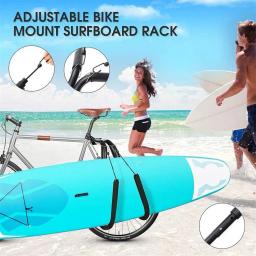 Rack de prancha de bicicleta para bicicleta, surfe carrier, Mount Longboard, suporte para shortboard e wakeboard - Image 6