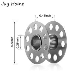 Máquina De Costura Bobinas Carretel, Bobinas De Metal Para Casa De Costura E Máquina De Bordar, Acessórios DIY, 30 Pcs, 10Pcs - Image 5