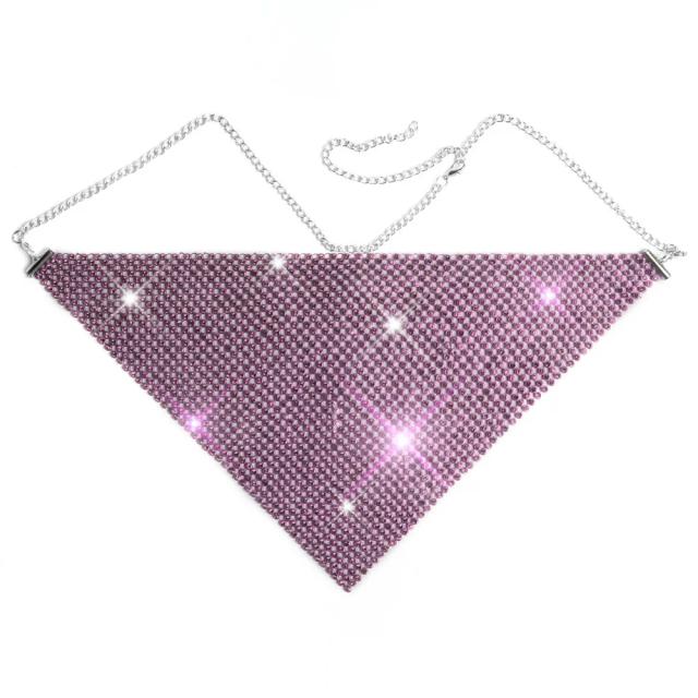Máscara Facial Glamourosa com Glitter e Strass para Festas e Eventos Noturnos