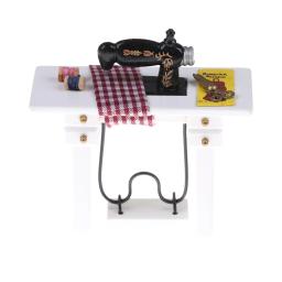 Multi estilos crianças casa de bonecas decoração móveis em miniatura máquina de costura linha tesoura acessórios para bonecas casa brinquedos para meninas - Image 2