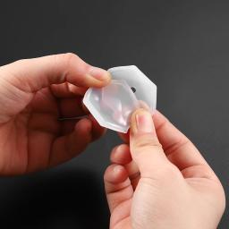 Formas Geométricas Silicone Moldes com Furo, Resina Epóxi Mold, DIY Artesanato, Fazer Jóias, Pingentes, Colar Acessórios, 9 Estilos - Image 5