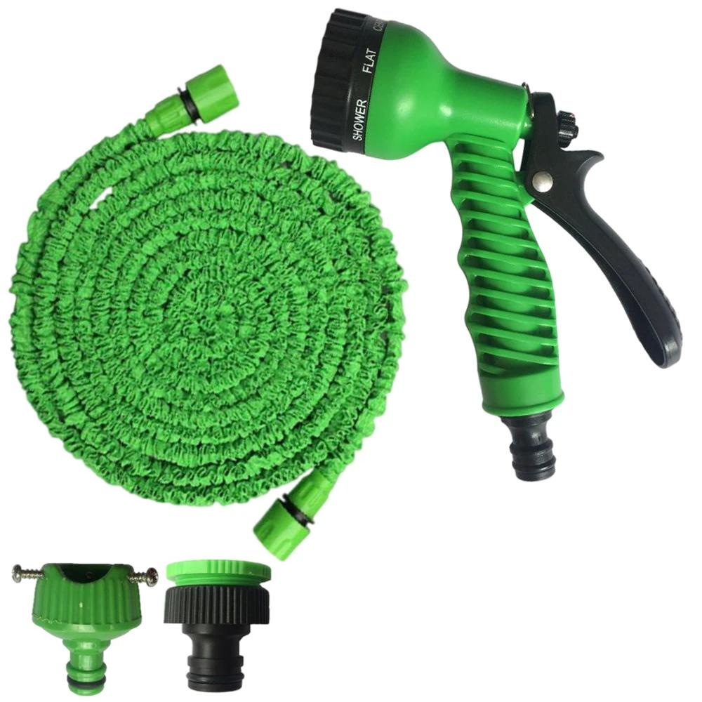 Expansível Magic Water Gun Mangueira Tubo, Carretéis Flexíveis, Pote De Espuma, Lavagem De Carro Pulverizador, 7 Padrões - Image 1