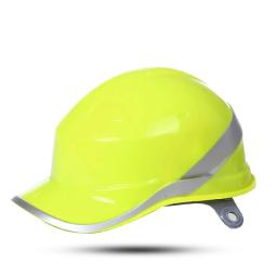 Capacete do chapéu duro da segurança do ABS com botão ajustável, capacete da escalada da construção, suspensão de 6 pontos, tira reflexiva - Image 4