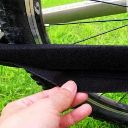Ultraleve Proteção Quadro Bicicleta, MTB Protector, Guarda Cadeia, Garfo Traseiro, Ciclismo Tampa Cadeia, Preto, 1PC - Image 4
