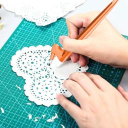 Lâmina rotativa de 360, ferramenta de corte, estêncil para artesanato, faca de corte, arte diy, escultura, ferramentas de corte de papel - Image 3