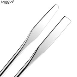 Espátula e bastão de colher para arte em unhas, acessório de ferramentas de mistura, maquiagem e cosméticos de aço inoxidável para base e misturador - Image 4