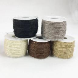 Fio de juta fina para crochê manual, fio para DIY fornecedor, 1mm, 1Ply, 100 metros - Image 4