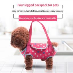 Transportador de animais para cães pequenos, Cachorro respirável acolhedor, Mochila Cat, Sling de viagem ao ar livre, Acessórios Chihuahua - Image 6