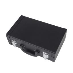 Preto pu couro clarinete caso, alta qualidade acolchoado caso, acessórios de proteção, para instrumento de sopro - Image 1