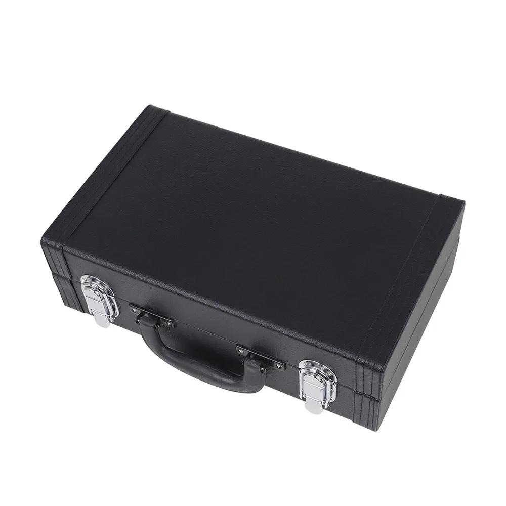 Preto pu couro clarinete caso, alta qualidade acolchoado caso, acessórios de proteção, para instrumento de sopro - Image 1