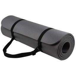 Tapete de ioga espesso extra-grosso, 1cm, almofada para exercícios de pilates, antiderrapante, alta densidade, com 183cm de comprimento, para yoga - Image 4
