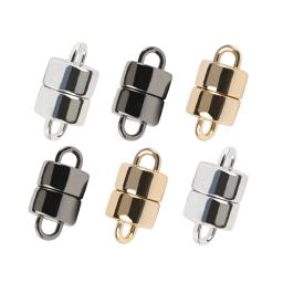 Fechos magnéticos fortes de aço inoxidável, cabem em pulseiras, colar, conectores de fecho de ródio para fazer joias de pulseira de couro - Image 3
