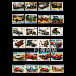 Selos de automóvel 100 carros esportivos diferentes carros antigos carros antigos selos coleção selo claro selos claros para scrapbooking - Image 4