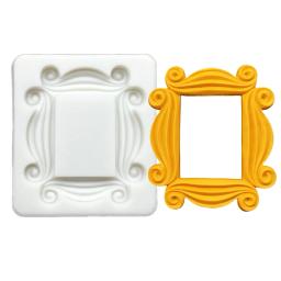 Photo Frame Shape Molde De Silicone, Sugarcraft, Chocolate, Cupcake, Cozimento, Fondant, Ferramentas De Decoração Do Bolo - Image 2