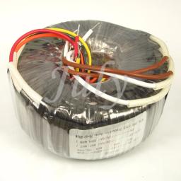 Transformador toroidal da potência do gado do anel 120-115 v do transformador 230 w 12v × 2 (5a 4-wire), fio esmaltado de cobre oxigênio-livre - Image 1