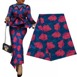 Africano ancara tecido de retalhos estampados, cera real para artesanato vestido de costura faça você mesmo acessório de vestuário tecido de poliéster de alta qualidade 1 jarda - Image 5