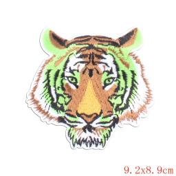 Patches de bordado para vestuário, Adesivos DIY, Ferro na roupa, Jaqueta jeans, Mochila, Emblemas para bolsas, Tigre, Tigre - Image 4