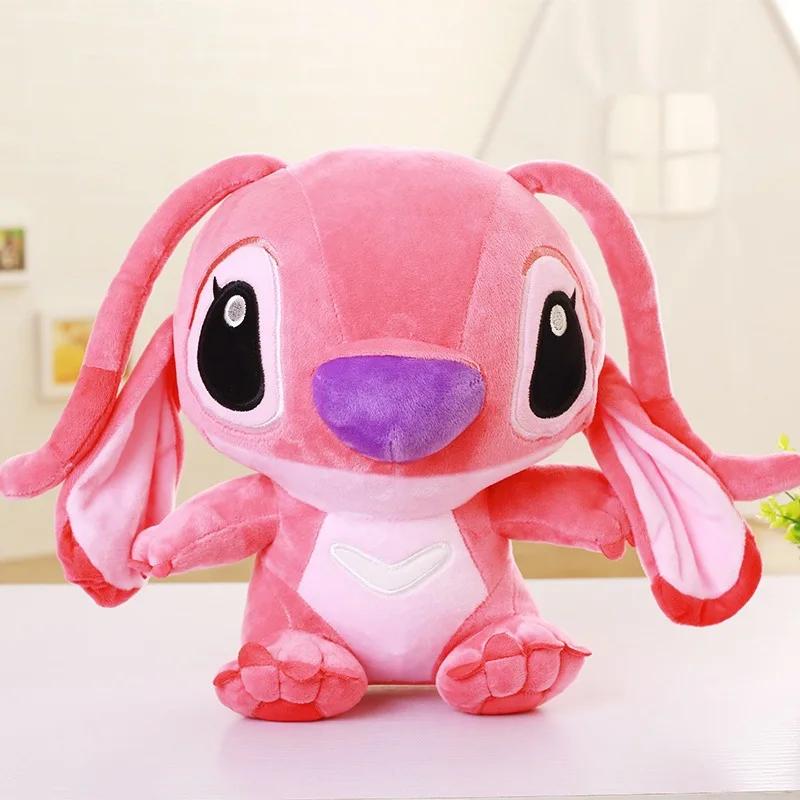 35-65cm disney aoger lilo & stitch pelúcia boneca edição ponto rosa boneca criativo kawaii travesseiro brinquedo presente de aniversário para menina - Image 1