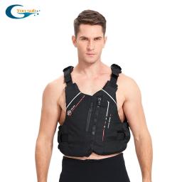 Ajustável Multi bolso colete salva-vidas para adultos, flutuabilidade, vela segura, caiaque, canoagem, Fly Fishing, Water Sports Aid Vest - Image 3