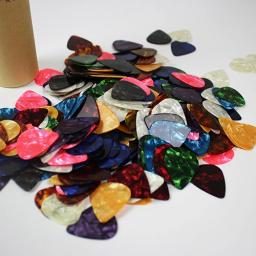 10 pçs coloridos acessórios musicais universo planeta guitarra picaretas misturadas plectrum - Image 5