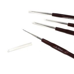 Conjunto de agulhas de crochê em plástico com 16 peças, conjunto de agulhas de tricô, ergonômico, com aderência, 0.5mm-2.5mm, 16 tamanhos, frete grátis - Image 4