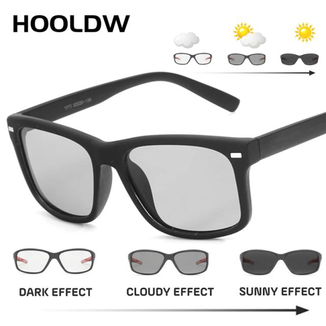 Óculos de Sol HOOLDW Photochromic Polarizados para Homens e Mulheres - Ideal para Esportes ao Ar Livre e Condução