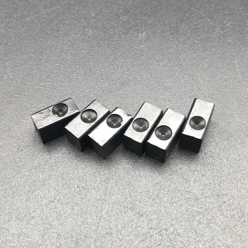 Guitarra elétrica sistema duplo ponte sistema puxar barra de corda bloqueio corda ponte bloco guia de corda sela fio com parafusos - Image 1