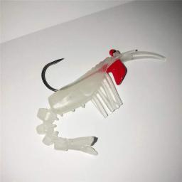 Simulação de camarão 12.5g, isca de pesca macia e luminosa, isca de truta artificial com cheiro de peixe e gancho único - Image 6