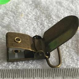 30 peças 1 ''25mm metal antigo ganchos de bronze prendedor de chupeta de bebê prendedor de chupeta clipe de chupeta prendedor para fita - Image 1
