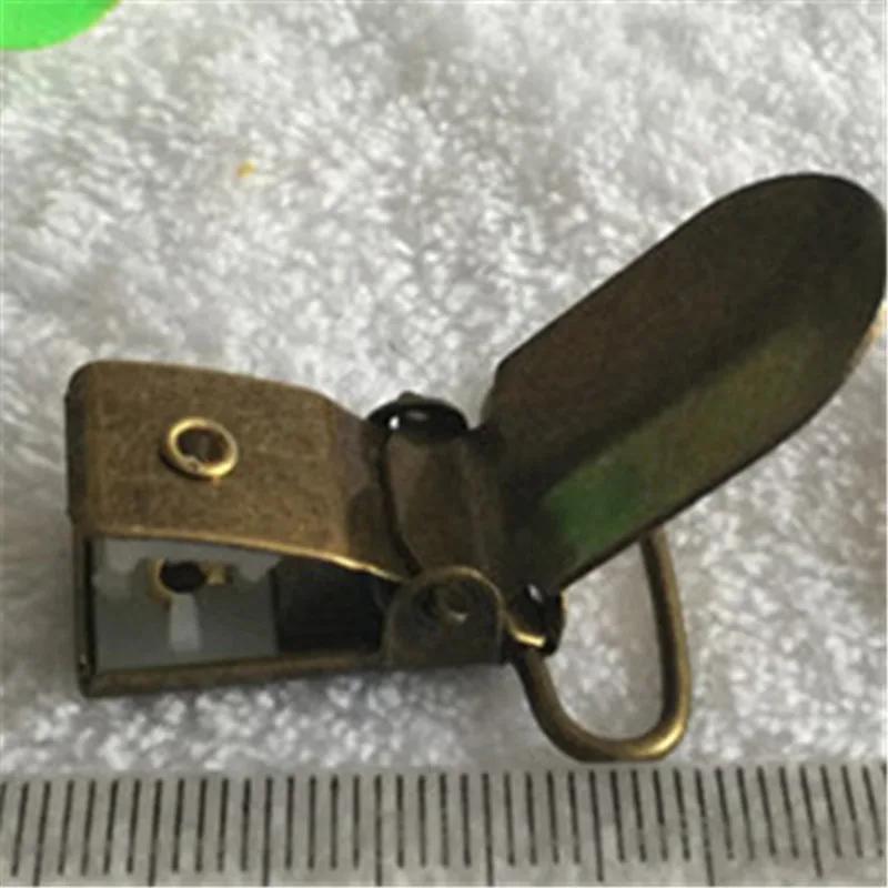 30 peças 1 ''25mm metal antigo ganchos de bronze prendedor de chupeta de bebê prendedor de chupeta clipe de chupeta prendedor para fita - Image 1