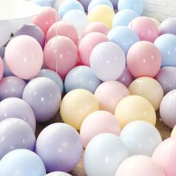 Balões de látex infláveis de hélio, balões infláveis para decoração de festa, de aniversário, casamento, cor de doces, 10/5/12 peças - Image 1