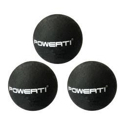 Bola profissional de squash com 3 peças de 37mm, substituição de pontos duplos amarelos - Image 2