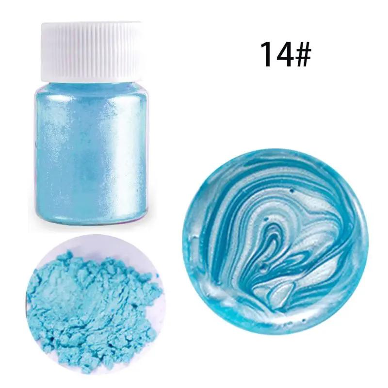 Resina de cores mistas diy 4 tamanhos, confecção de joias artesanato pó brilhante conjunto de pigmento luminoso material epóxi de cristal - Image 1
