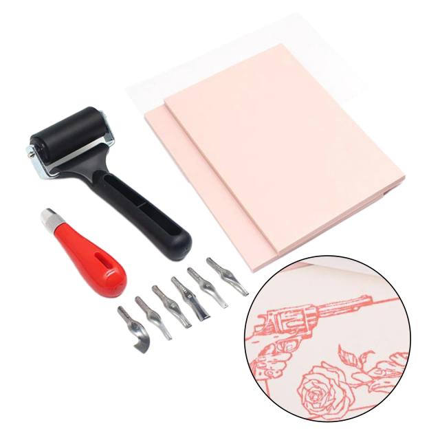 Kit Completo para Fabricação de Carimbos em Borracha: Esgulpindo Blocos Personalizados