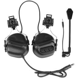 Excloud Airsoft Tactical Headphone, caça e tiro Headsets, Outdoor CS Wargame Headphones - Image 5