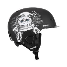 Copozz novo capacete de esqui dos desenhos animados meio coberto anti-impacto capacete de segurança ciclismo esqui snowboard capacete esportivo para adultos e crianças - Image 3