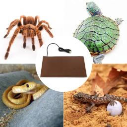 Tapete de aquecimento para répteis, tapete de aquecimento à prova d'água, controle de temperatura, incubadora, ferramentas para tartarugas, cobra, lagarto - Image 3