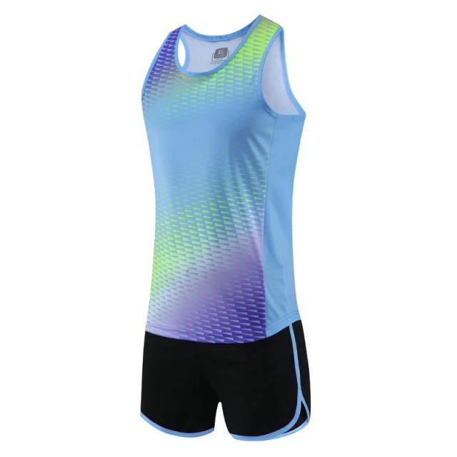 Conjunto Esportivo Masculino 2021: Colete e Shorts de Secagem Rápida para Atletismo e Corrida em Maratona