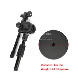 Suporte de microfone de mesa com altura ajustável, placa redonda, suporte para zoom h5, h6, h1, h1n, h4n, h1, h1, h1n, h4n, h 1, 5, 6, 2, 4 n - Image 2