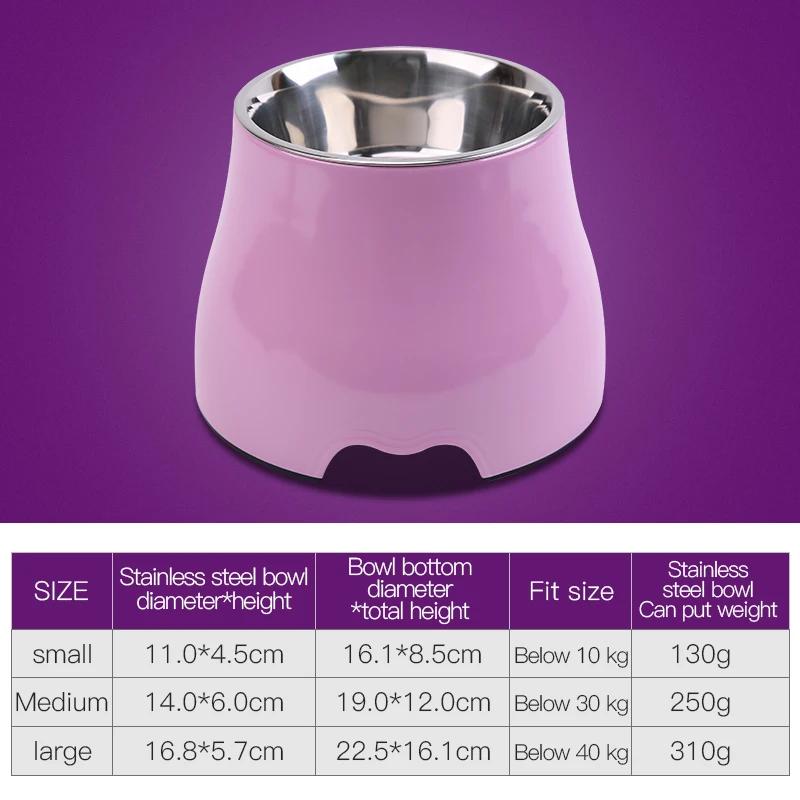 Tigelas de alimentação em aço inoxidável Fenice, Pet Food e Alimentador de água, Prato para cães pequenos, Cat and Puppy Supplies - Image 1