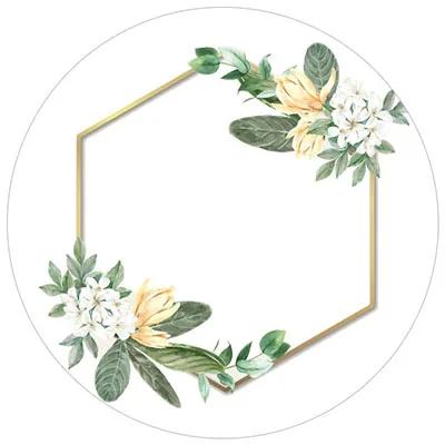 Adesivo Personalizado para Festas: Logo Exclusivo para Aniversários e Casamentos