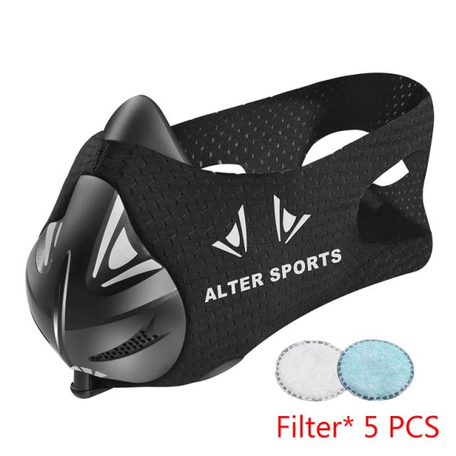 Treinamento em Casa: Máscaras para Esportes com Filtro PM 2.5, 2.0 e 3.0 para Corrida e Fitness em Simulação de Alta Altitude