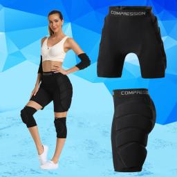 Protetor de snowboard quadril acolchoado shorts adultos esportes ao ar livre esqui skate hóquei defesa snowboard proteção shorts - Image 5