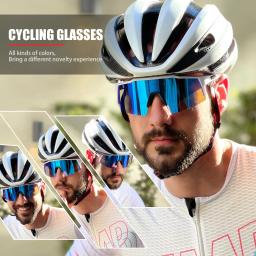 Kapvoe bicicleta ciclismo óculos polarizados ciclismo mtb uv400 mountain men/women óculos de desporto ao ar livre oculos de sol masculino oculos de ciclismo masculino oculos ciclismo feminino - Image 4