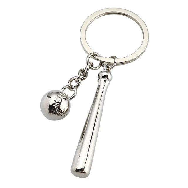 Chaveiro Criativo em Metal 3D de Beisebol com Pingente de Esporte - Novo Design K4229